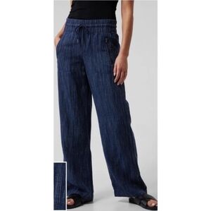 Athleta Navy Flare & Wide Leg Jeans